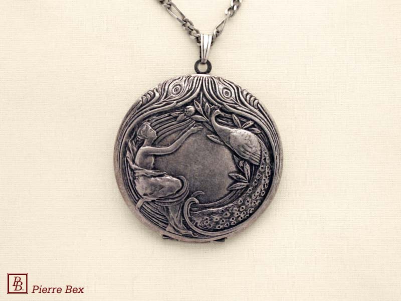 Pierre Bex Art-Nouveau large locket 41263-01