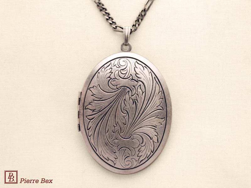 Pierre Bex Art-Nouveau large locket 41263-03