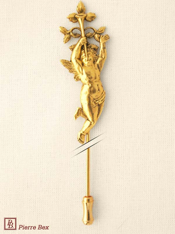Pierre Bex Art-Nouveau hat pin cherub 44129-D2