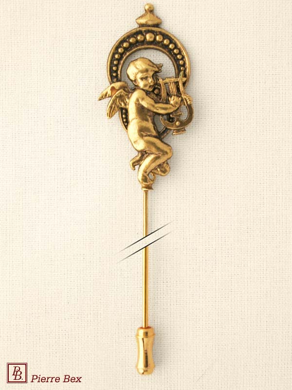 Pierre Bex Art-Nouveau hat pin cherub 44129-D4