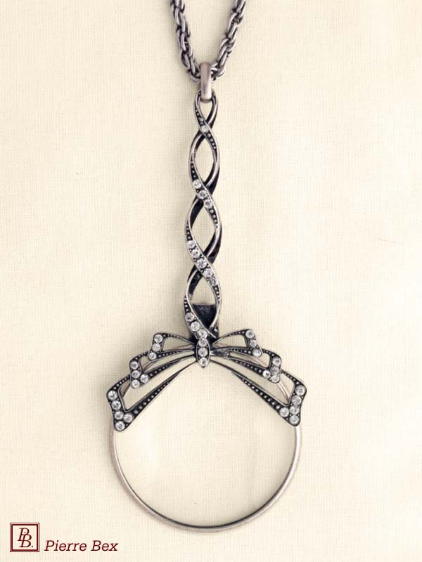 Pierre Bex Art-Deco magnifying glass necklace 45023-07