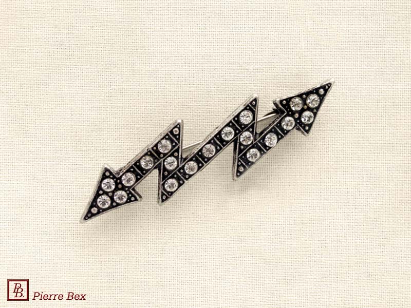 Pierre Bex Art-Deco brooch lightning 45336-14