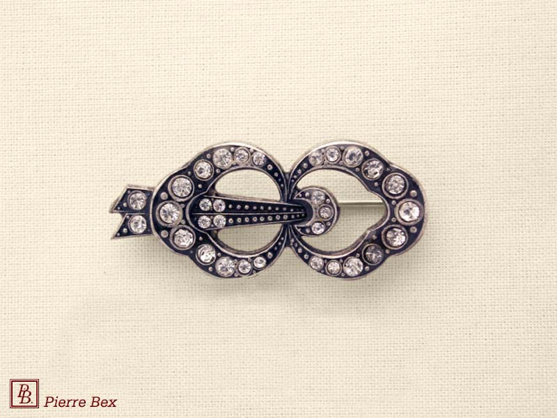 Pierre Bex Art-Deco brooch bow 45346-05