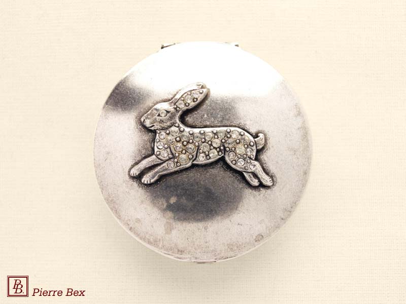 Pierre Bex Art-Deco pillbox rabbit 45899-14