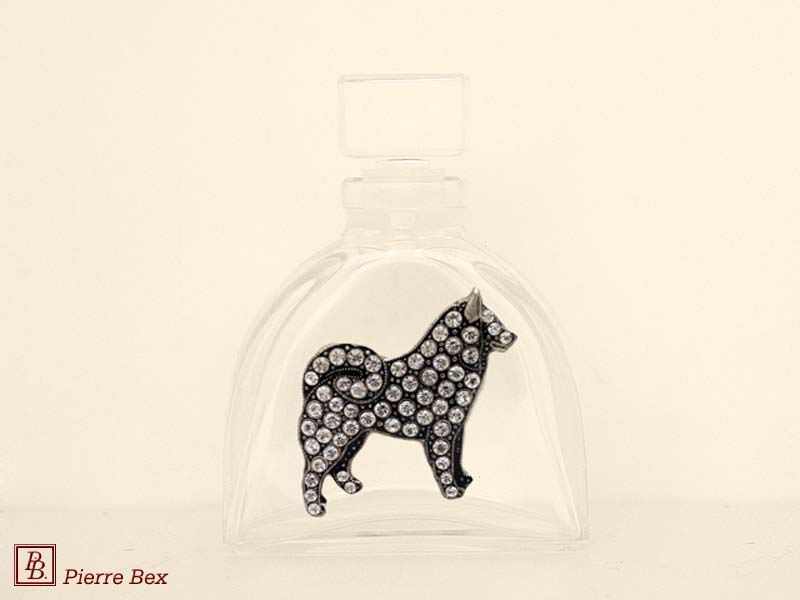 Pierre Bex Art-Deco perfume bottle samoyed 46019-06