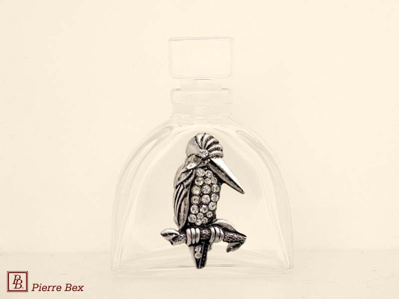 Pierre Bex Art-Deco perfume bottle pelican 46019-11