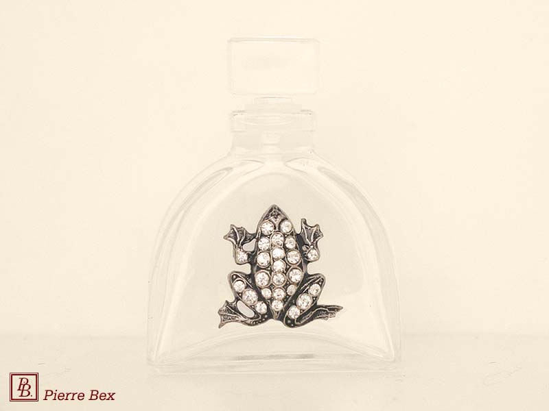 Pierre Bex Art-Deco perfume bottle frog 46019-13