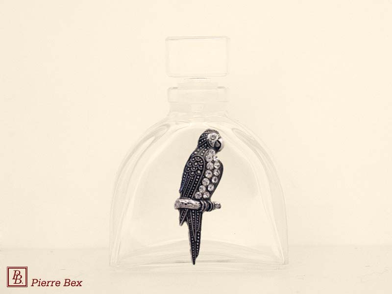 Pierre Bex Art-Deco perfume bottle parot 46019-15