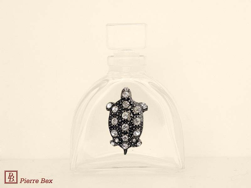 Pierre Bex Art-Deco perfume bottle turtle 46019-23