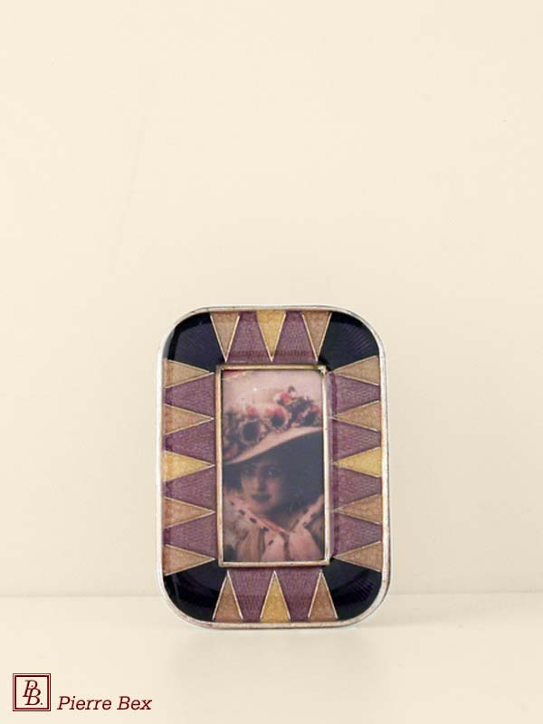 Pierre Bex Art-Deco enamel picture-frame 48419-01