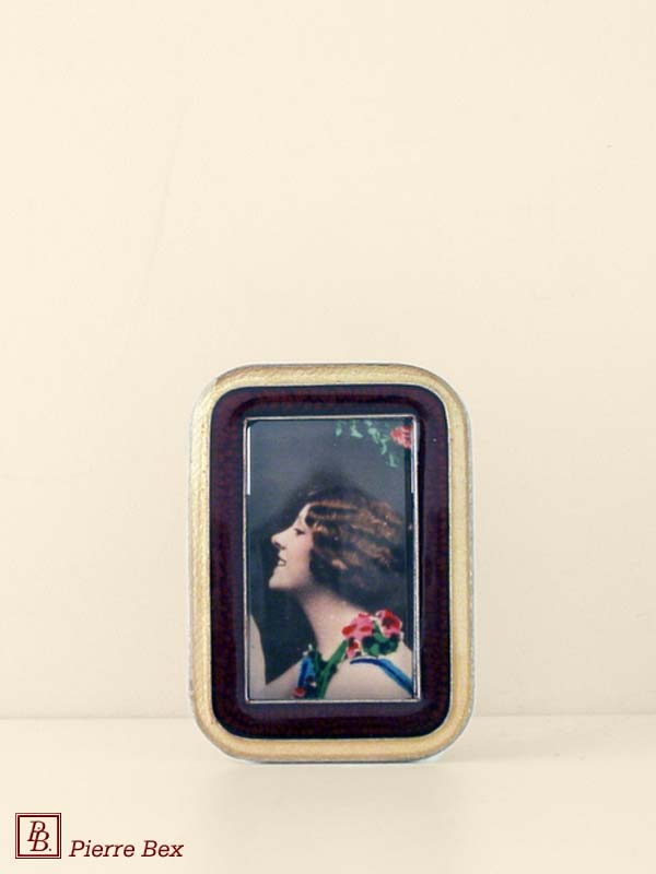 Pierre Bex Art-Deco enamel picture-frame 48419-04