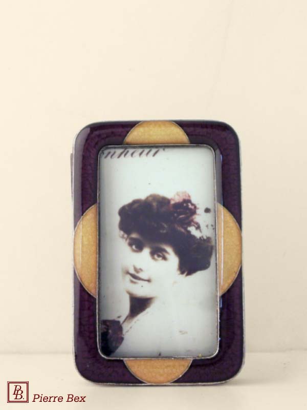 Pierre Bex Art-Deco enamel picture-frame 48419-05