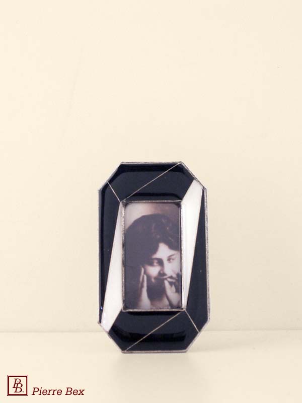 Pierre Bex Art-Deco enamel picture-frame 48419-07