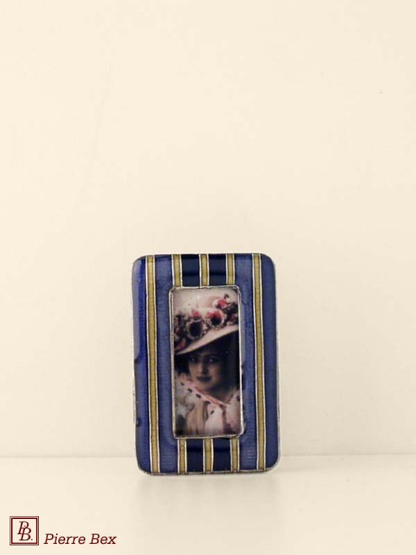 Pierre Bex Art-Deco enamel picture-frame 48419-08