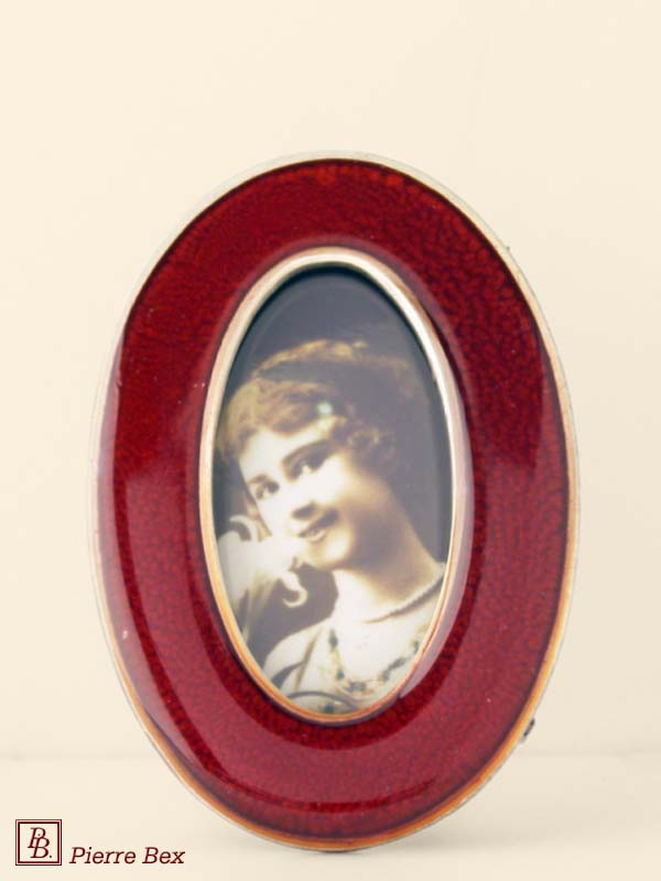 Pierre Bex Art-Deco enamel picture-frame 48429-02