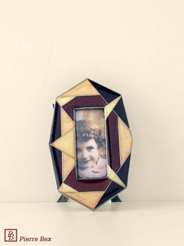 Pierre Bex Art-Deco enamel picture-frame 48429-03
