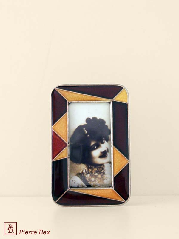 Pierre Bex Art-Deco enamel picture-frame 48429-07