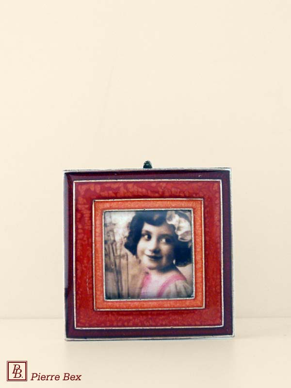 Pierre Bex Art-Deco enamel picture-frame 48429-13