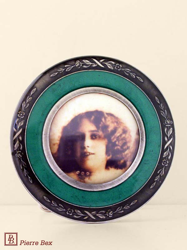Pierre Bex Art-Deco enamel picture-frame 48439-01