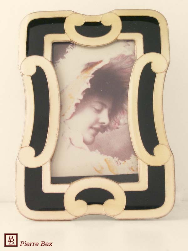 Pierre Bex Art-Deco enamel picture-frame 48439-02