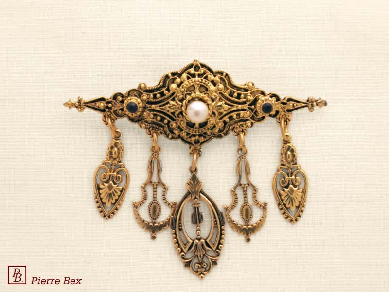Pierre Bex Baroque brooch 64146-03