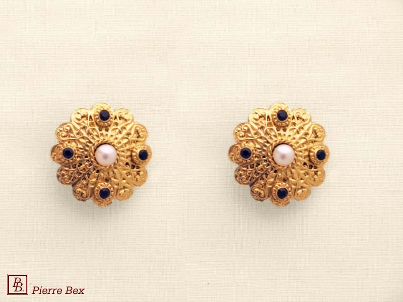 Pierre Bex Baroque earclips 64315-01