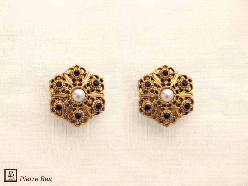 Pierre Bex Baroque earclips 64315-03